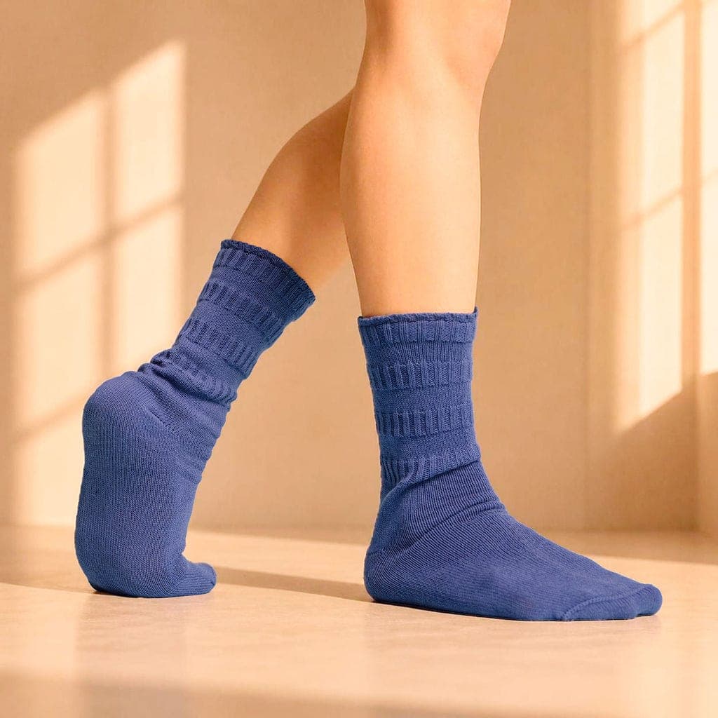 CANALTOWN Elastic-Free 3-Ply 100% Organic Cotton Socks 1