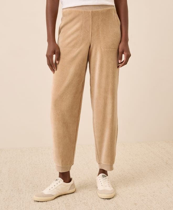 Organic Pure Velour Relaxed Sweatpant