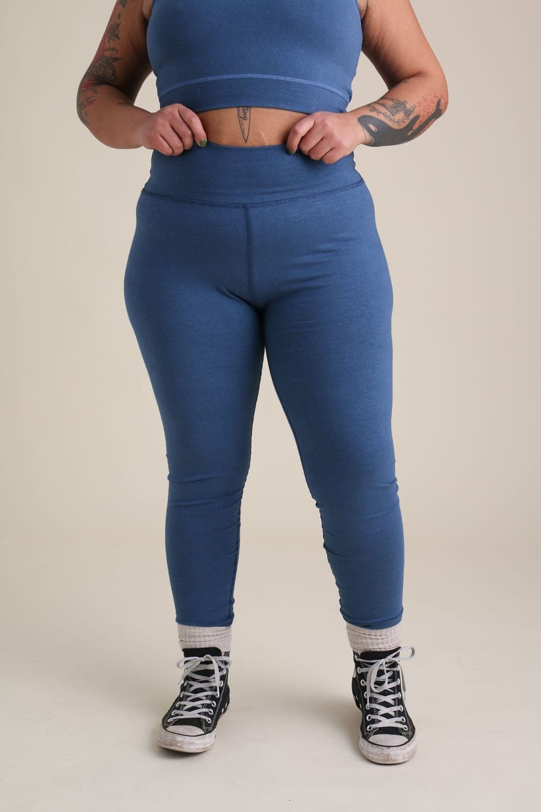 Leggings in Azure 1