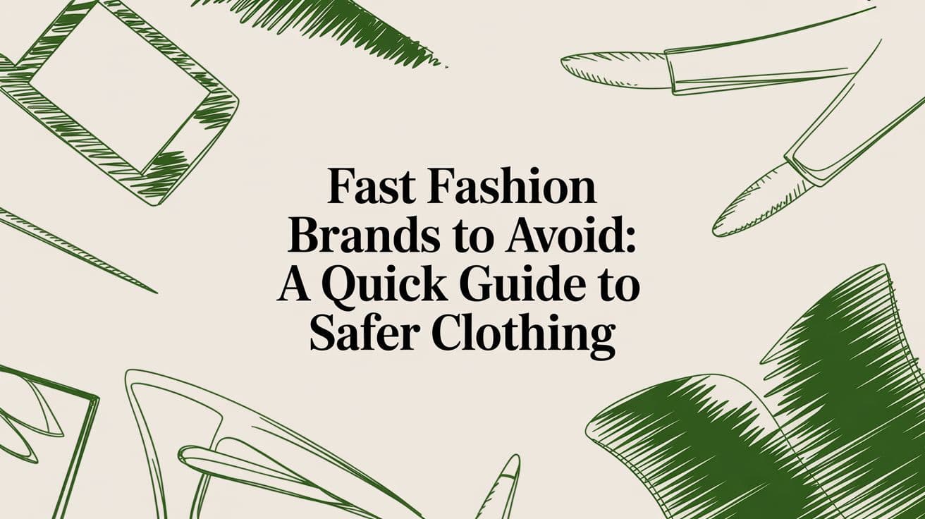 Fast Fashion Brands to Avoid: A Health-First Guide
