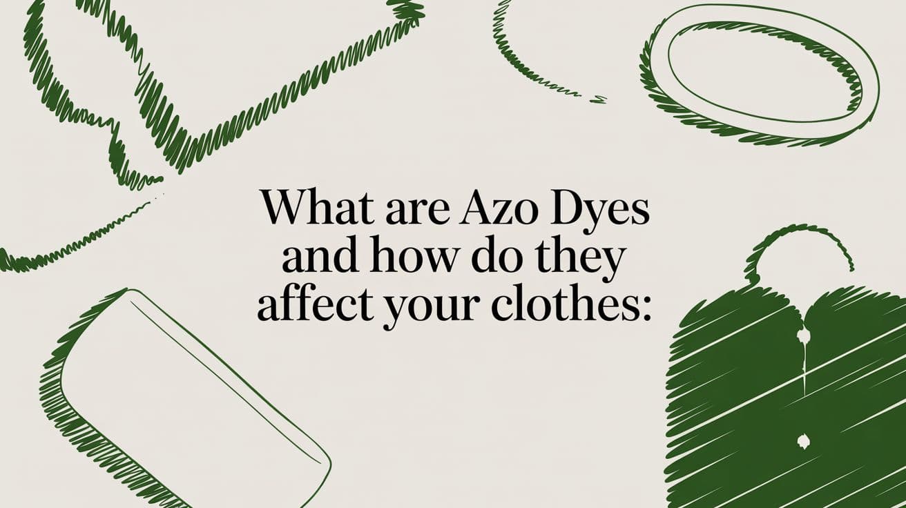 What Are Azo Dyes? Clothing Evidence and Restricted Colorants