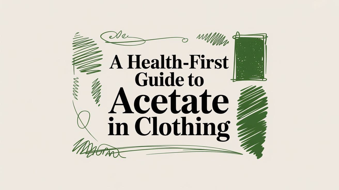 A Health-First Look at Acetate in Clothing