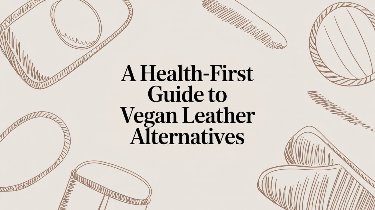 A Health-First Guide to Vegan Leather Alternatives