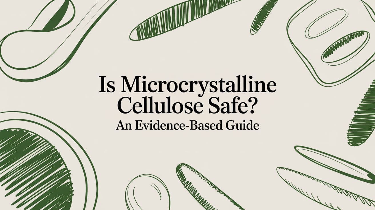 Is Microcrystalline Cellulose Safe? An Evidence-Based Guide