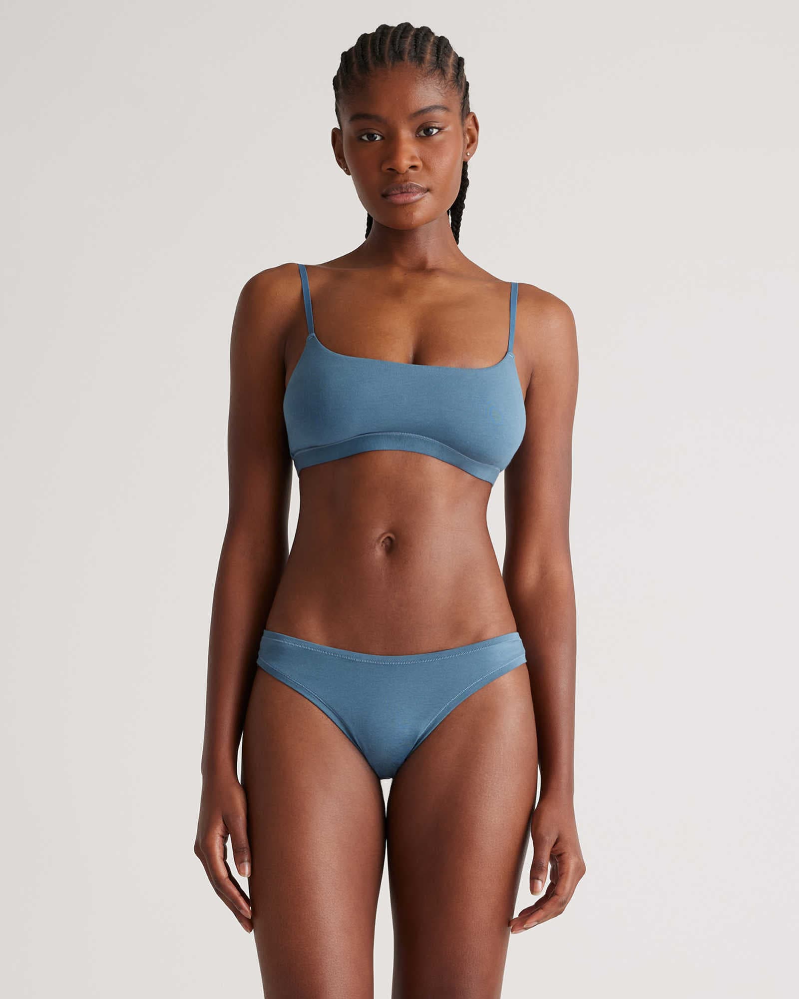 Organic Cotton Scoop Bralette 1