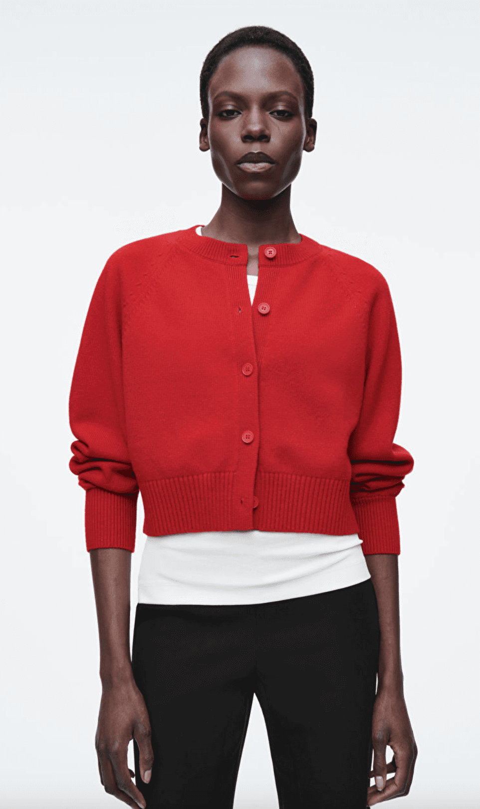 CROPPED WOOL CARDIGAN 1