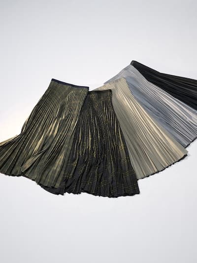 Pleated Long Skirt