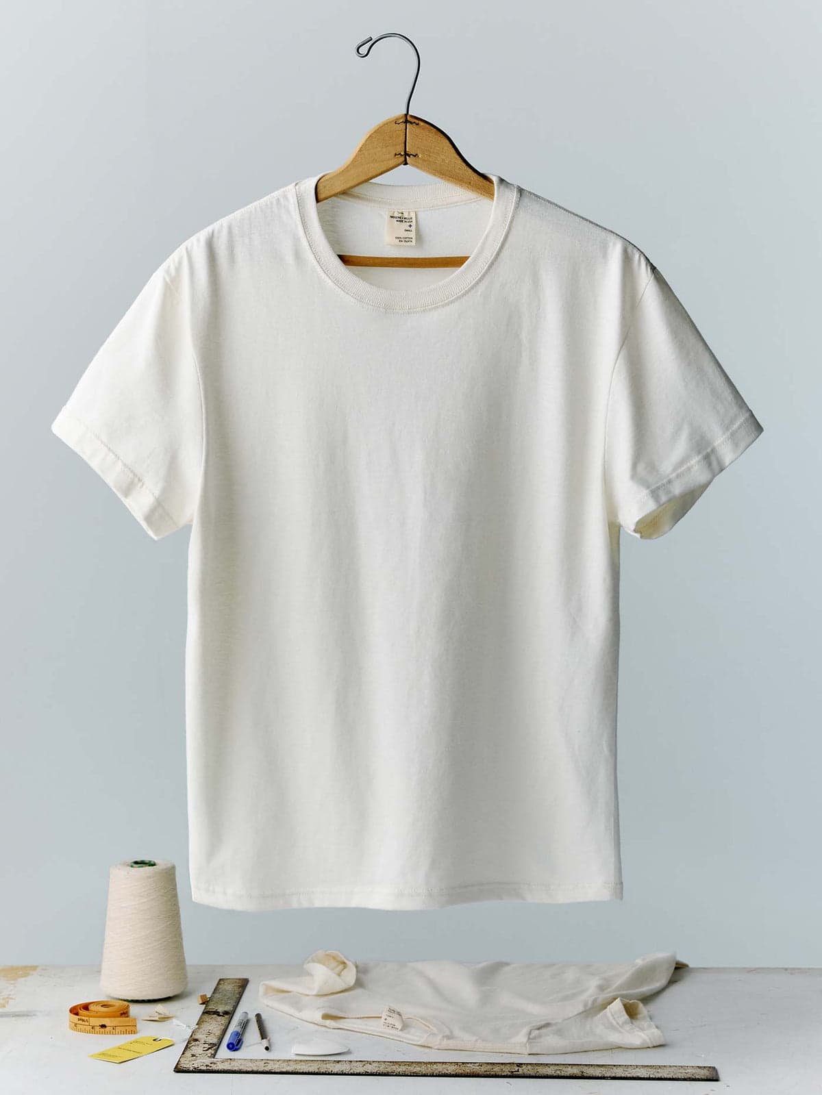 the cotton project tee in vintage white 1