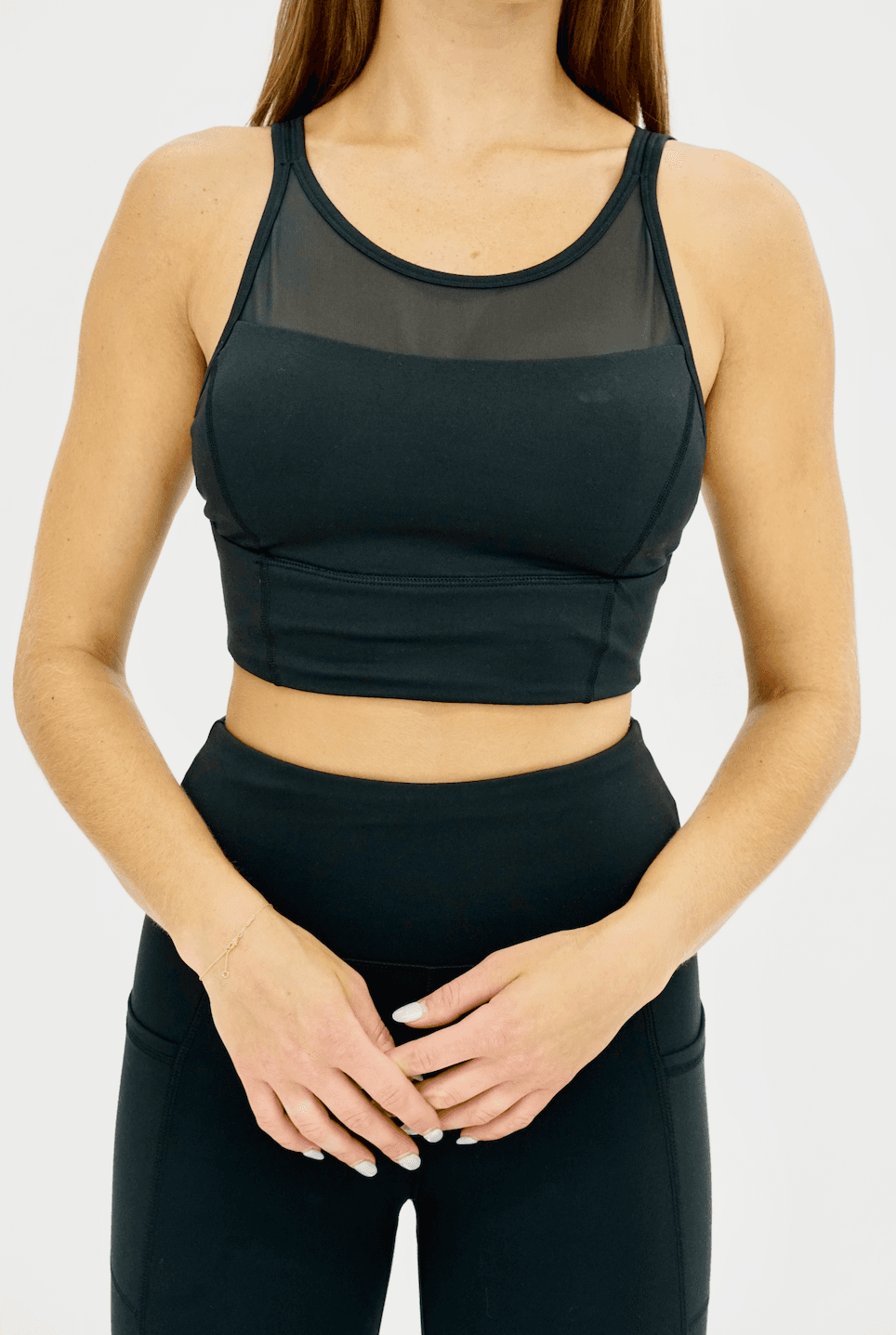 Seaav Sustainable Activewear Mesh Sports Bra Top