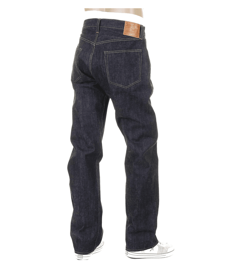 Blue Vintage Cut Non Wash SC41947N Selvedge Denim Jeans CANE3195 1