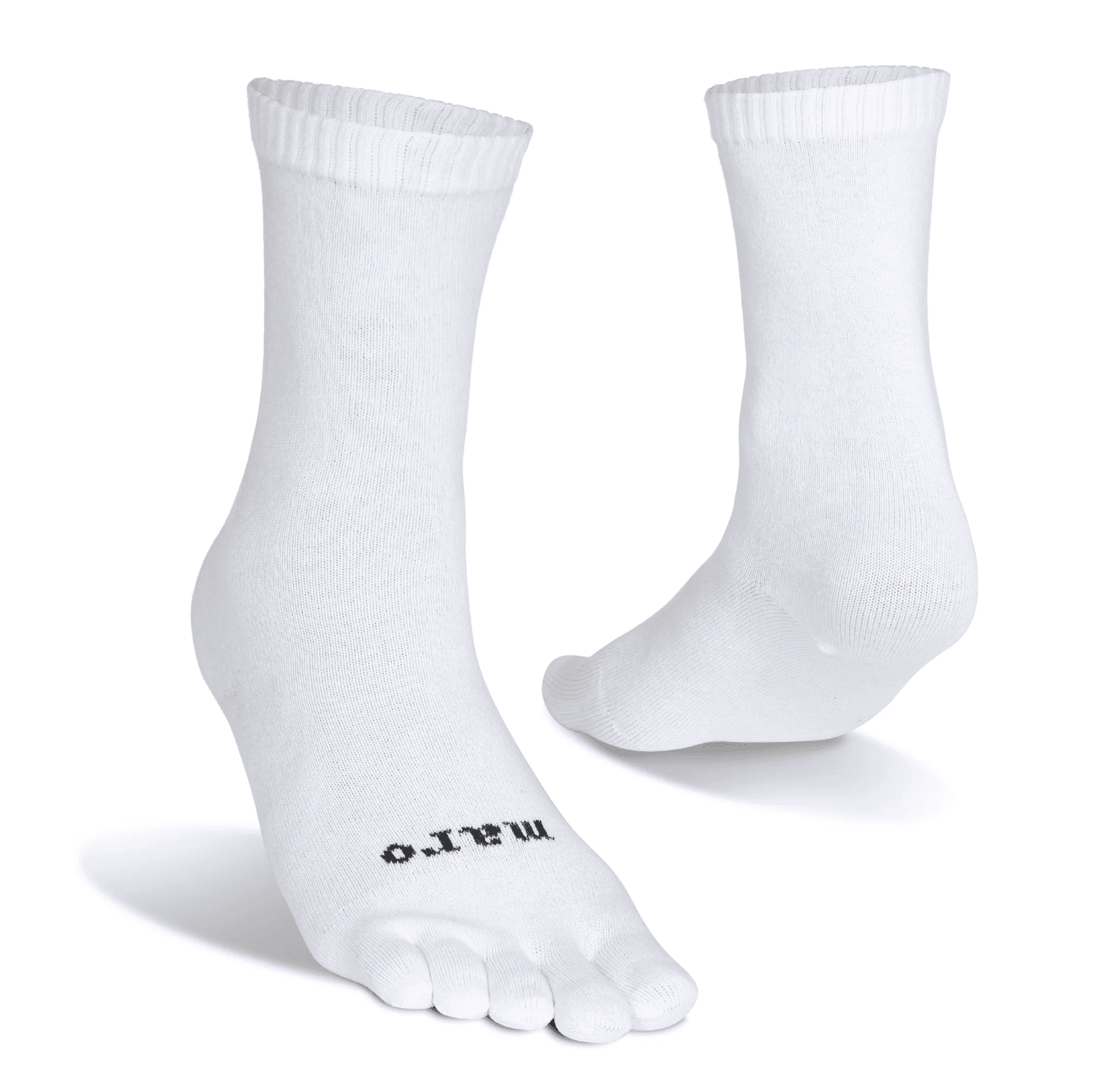 Organic Cotton Everyday Crew Toe Socks 1