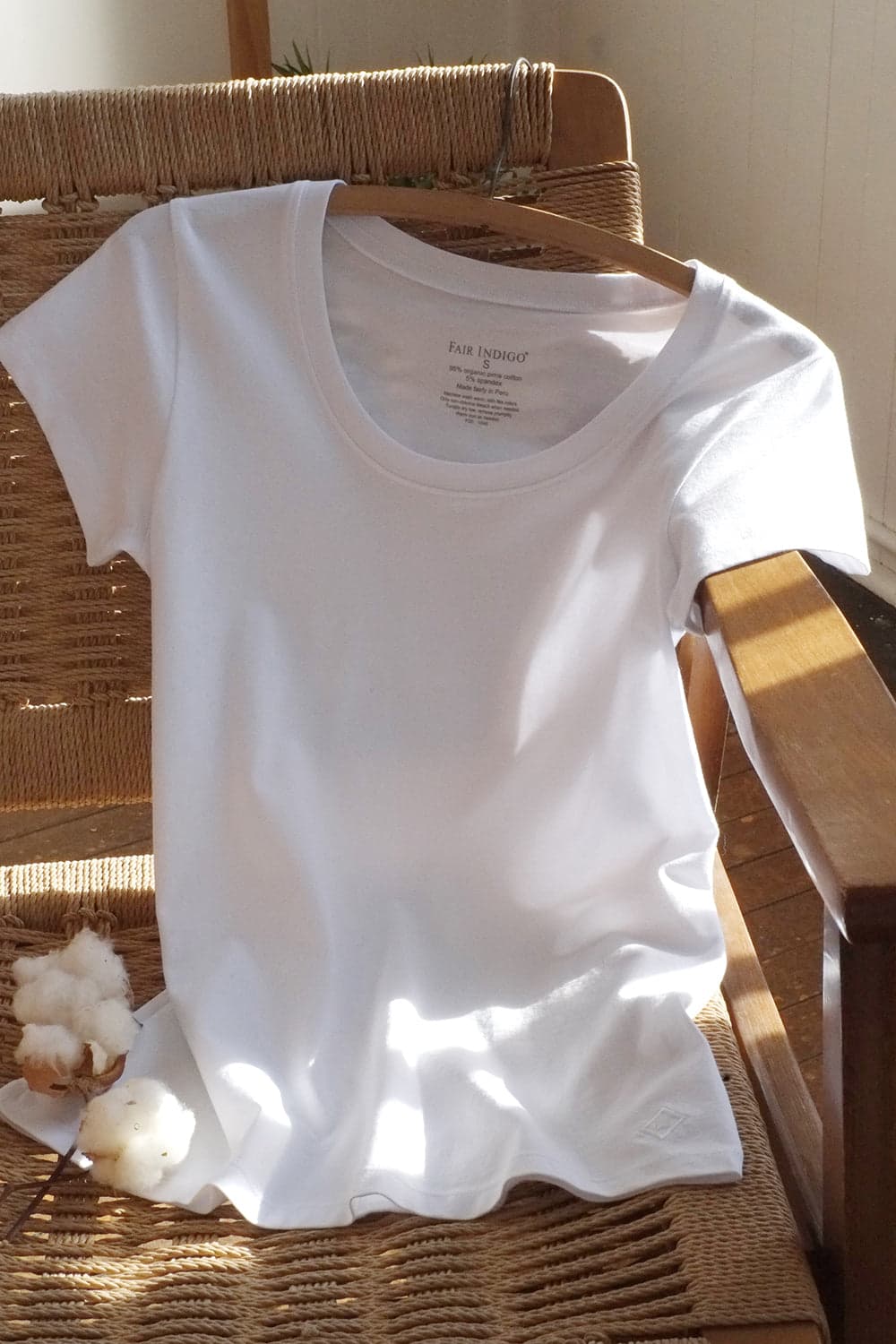 Women's Fair Trade Organic Essential Scoop Neck Tee