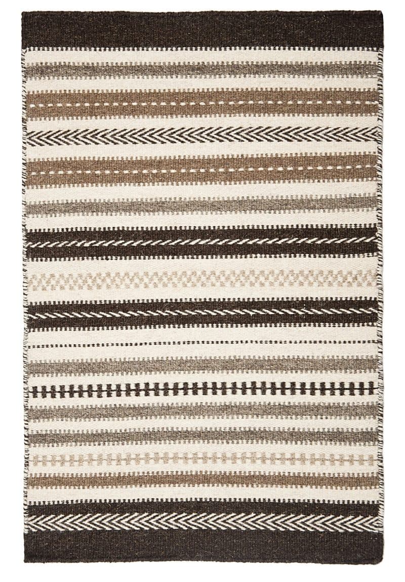 Icelandic Natural Wool Woven Rug 1