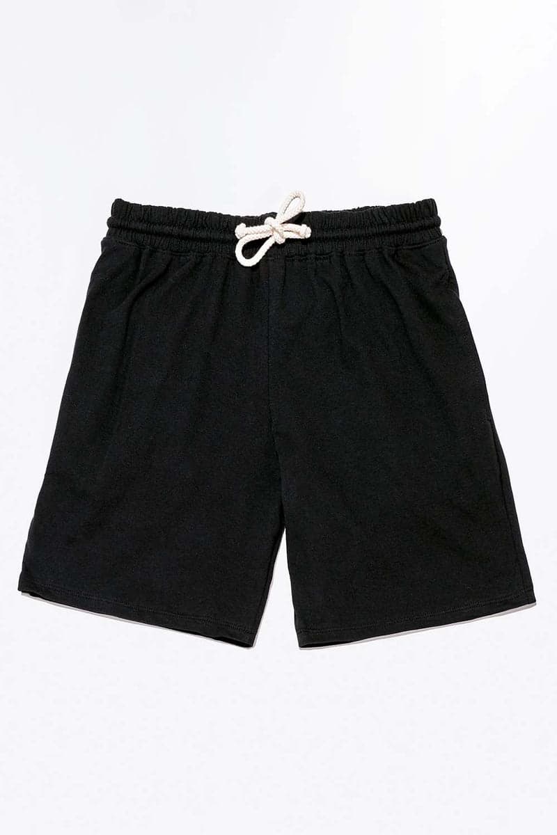 Women's Organic Athletic Shorts in Black 1