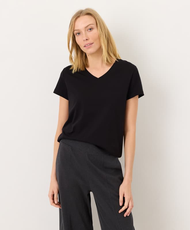 Organic Softspun Essential V-Neck Tee