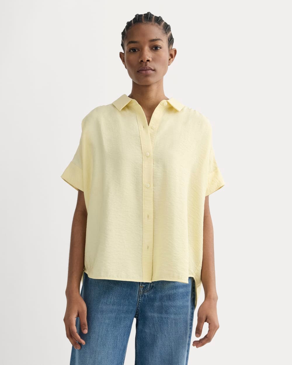 The Square Shirt in SoftLuxe | Banana Crepe 1