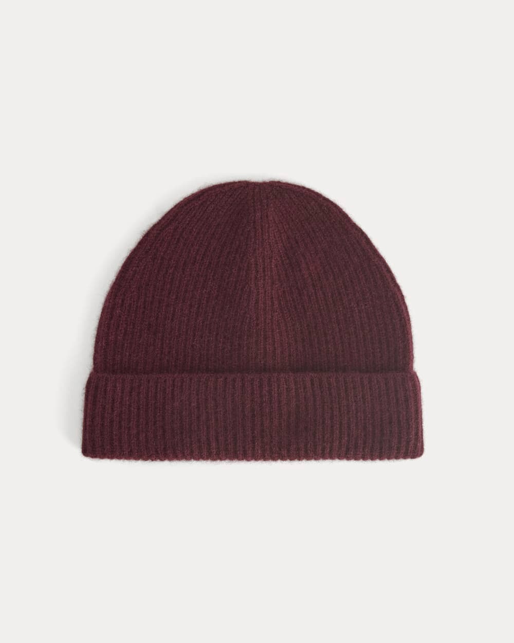 The Cashmere Ribbed Beanie