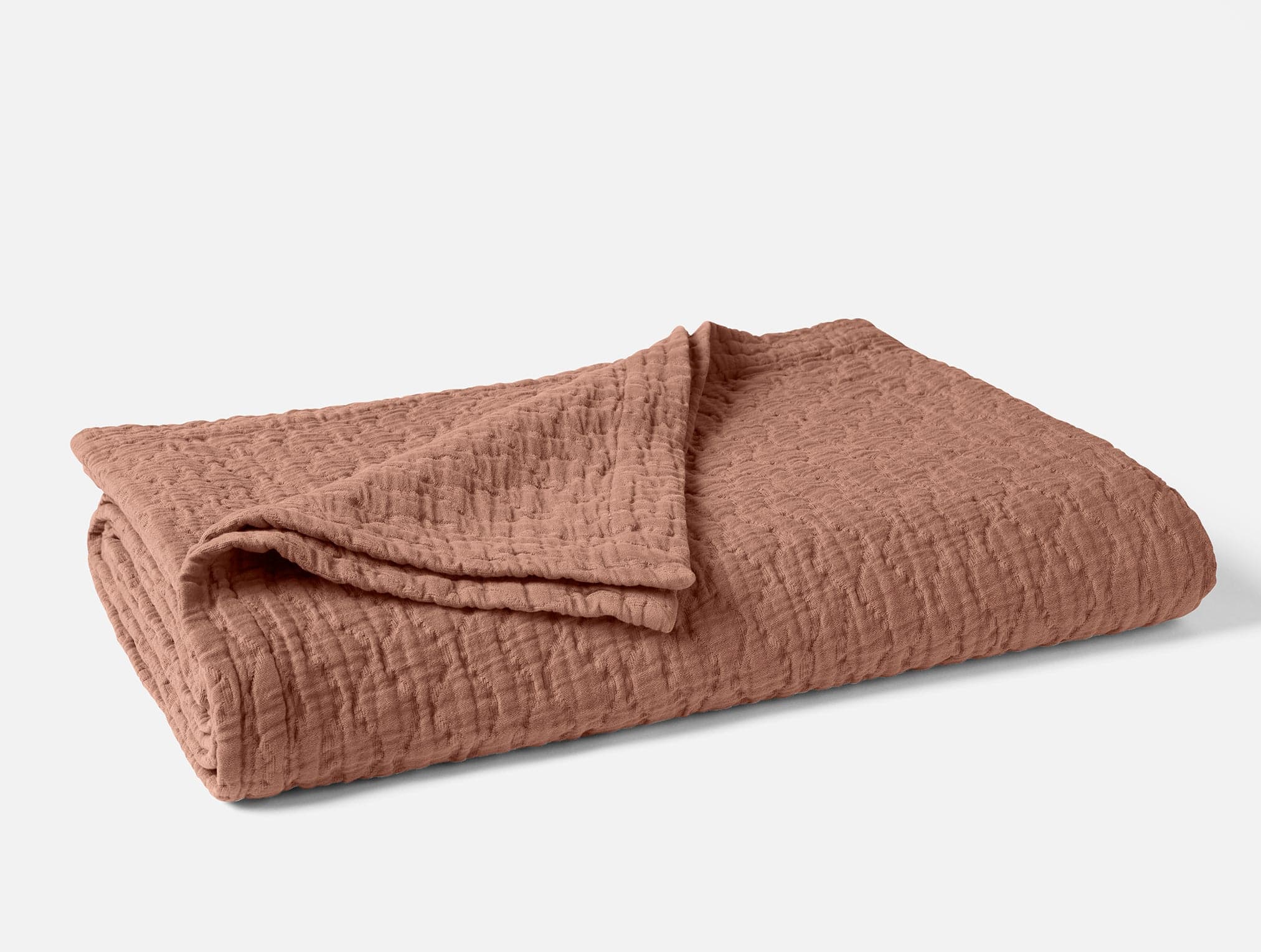 Pescadero Matelasse Organic Blanket 1