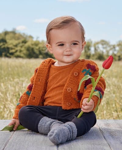 Baby Marshmallow Hoodie Cardigan