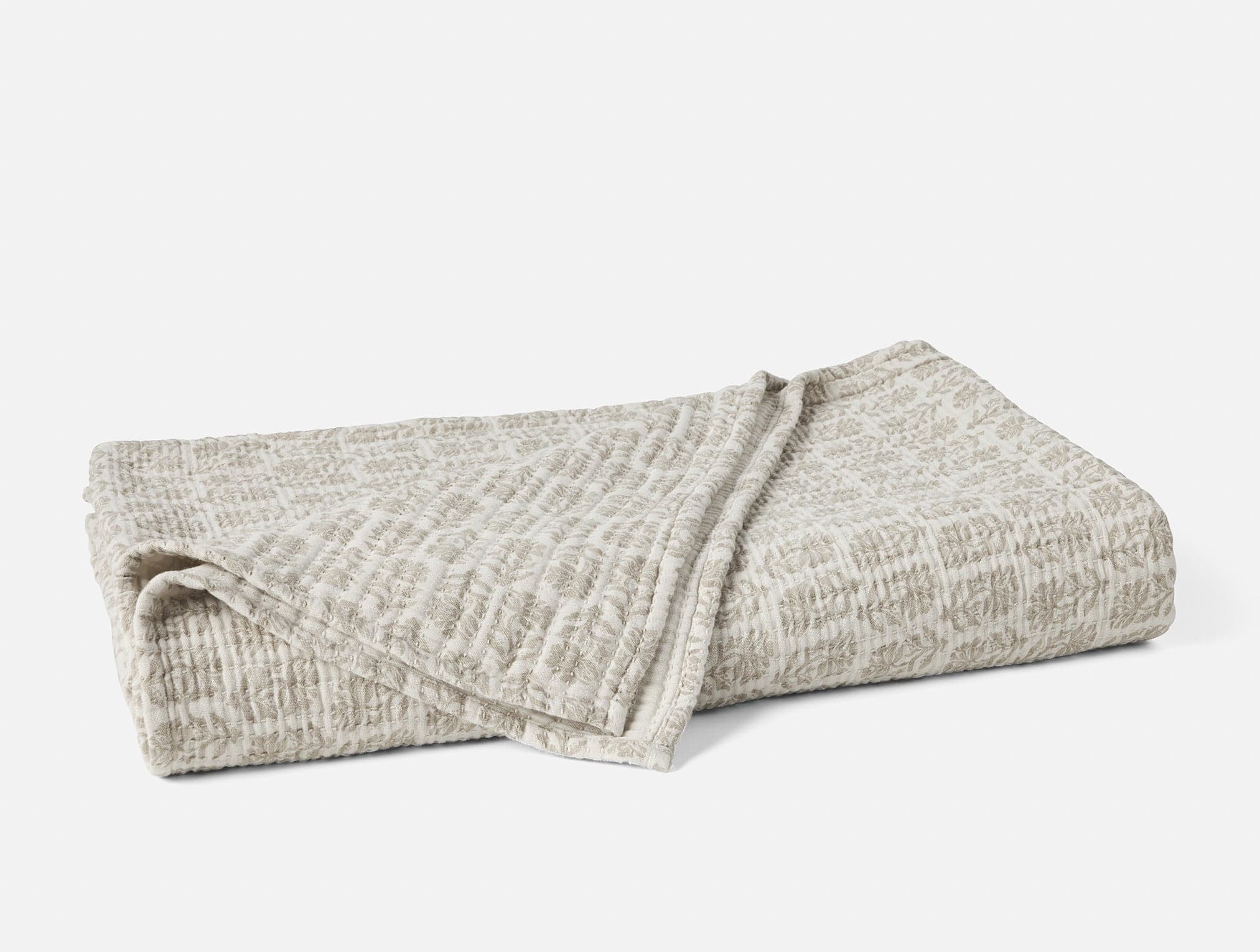 Mirada Organic Matelasse Coverlet 1