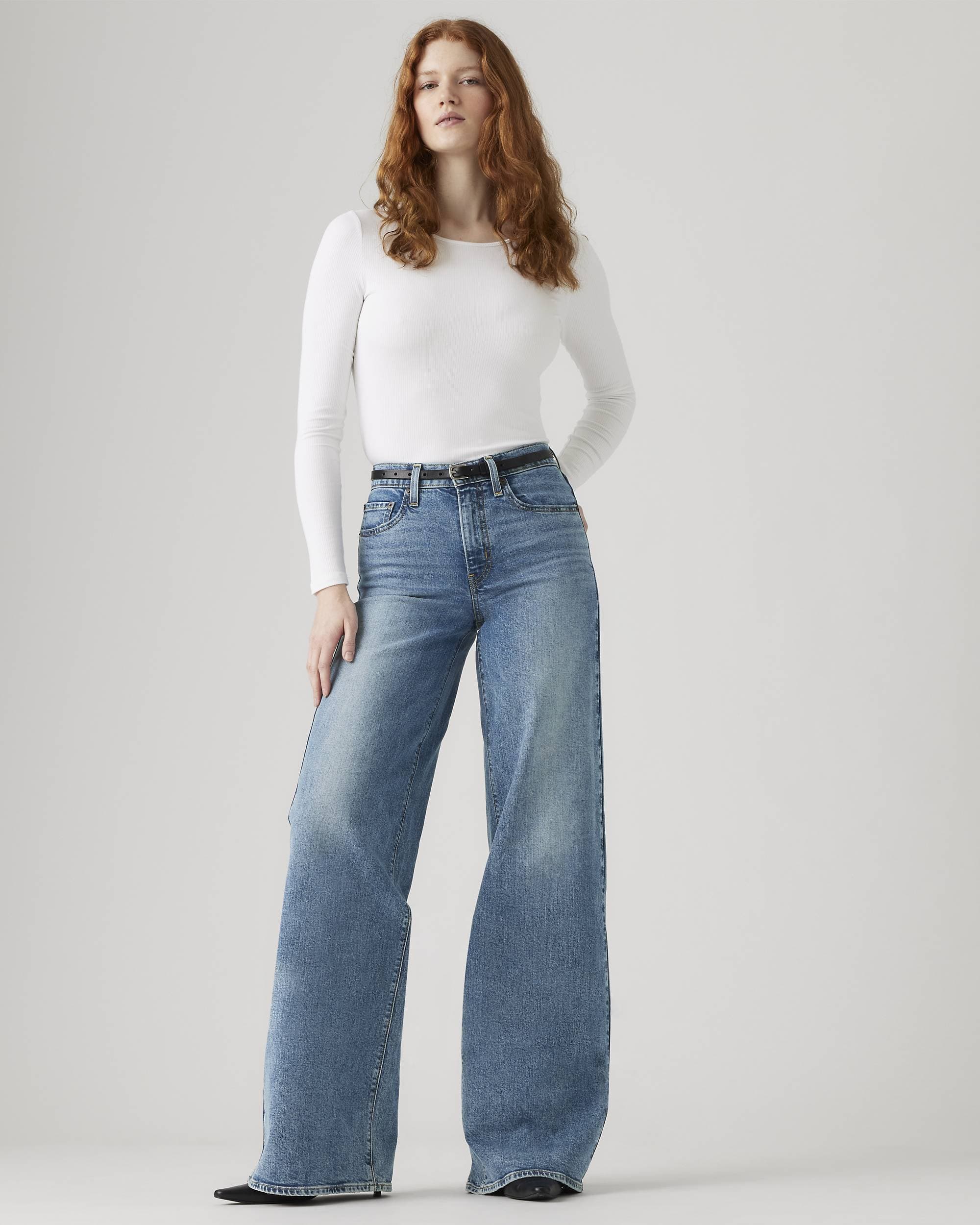 728 High Rise Wide Leg Women's Jeans 1