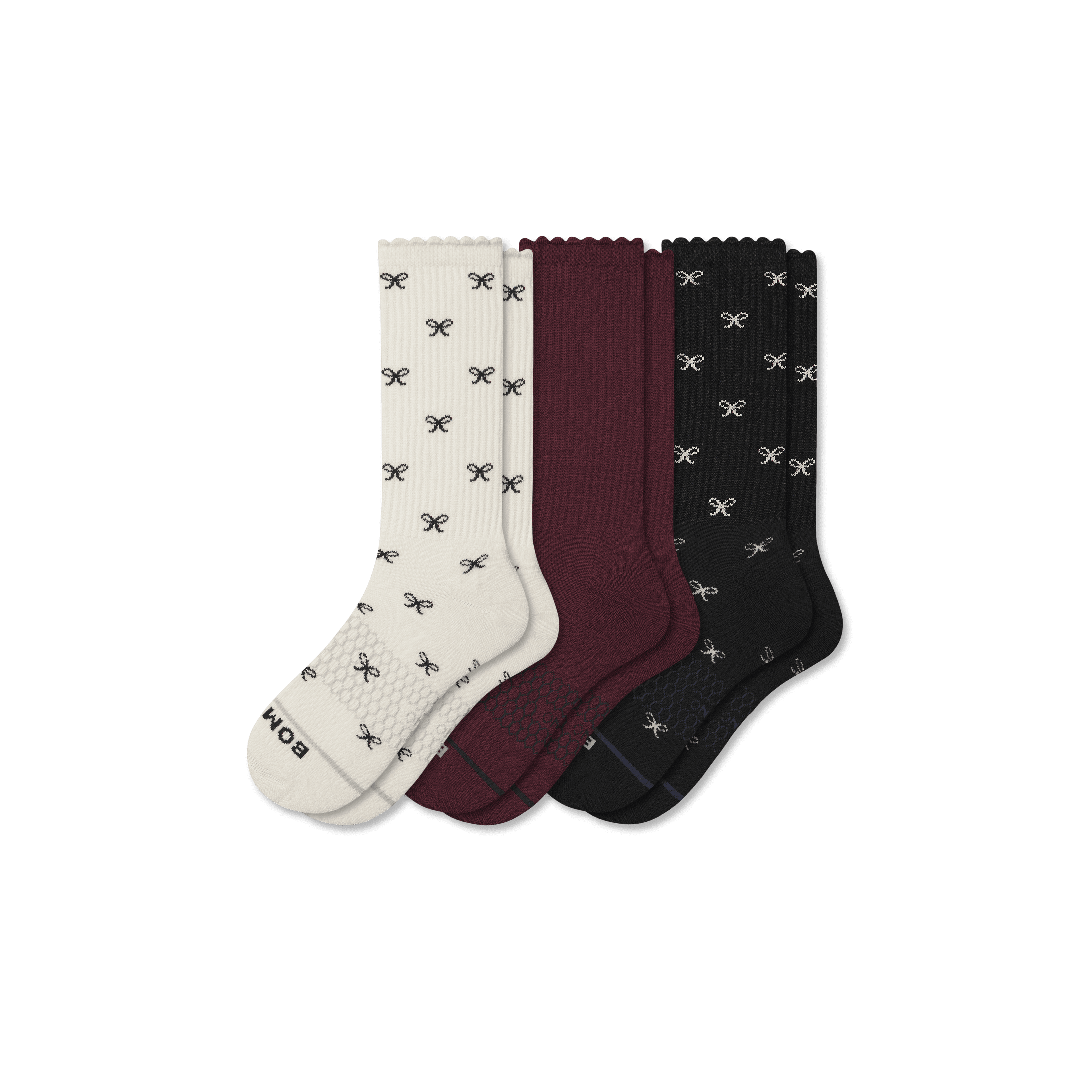 Women's Merino Wool Blend Calf Sock 3-Pack