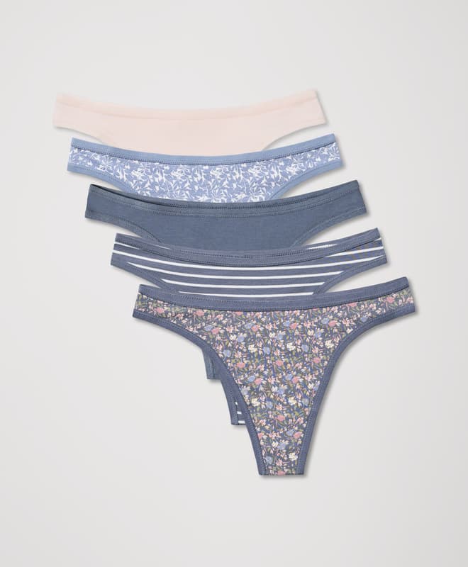 Everyday Classic Fit Thong 5-Pack 1