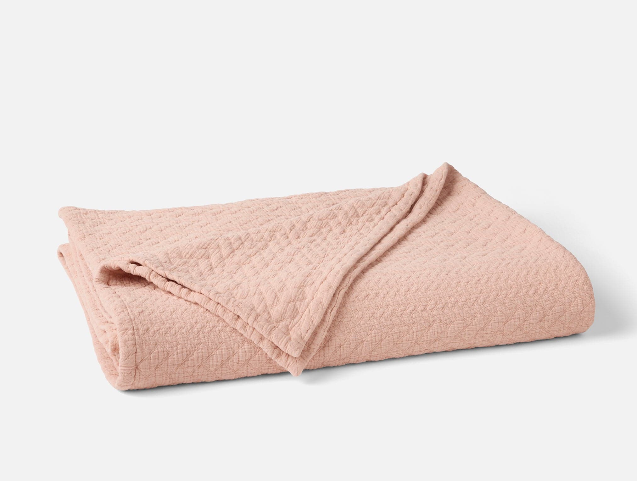 Angeles Organic Matelasse Blanket 1