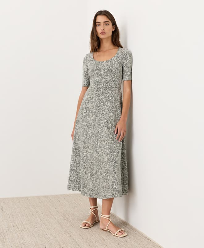 Fit & Flare Signature Scoop Dress 1