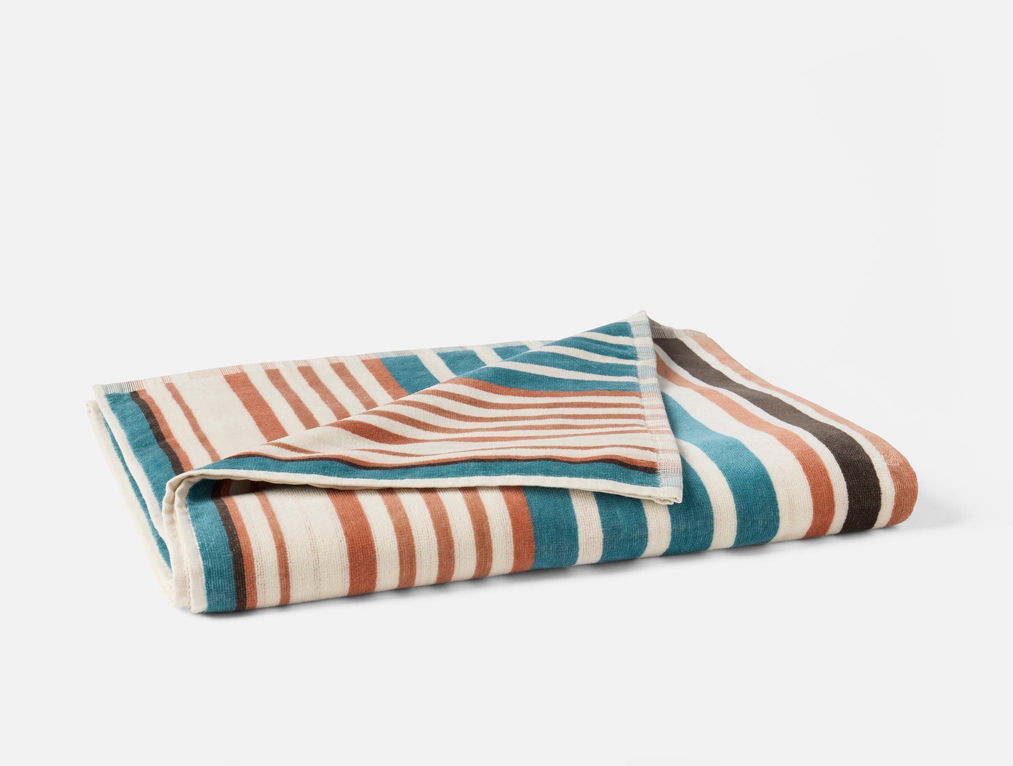 Dawn Stripe Organic Beach Towel 1