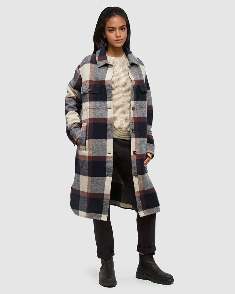 Heavy Weight Flannel Long Jacket