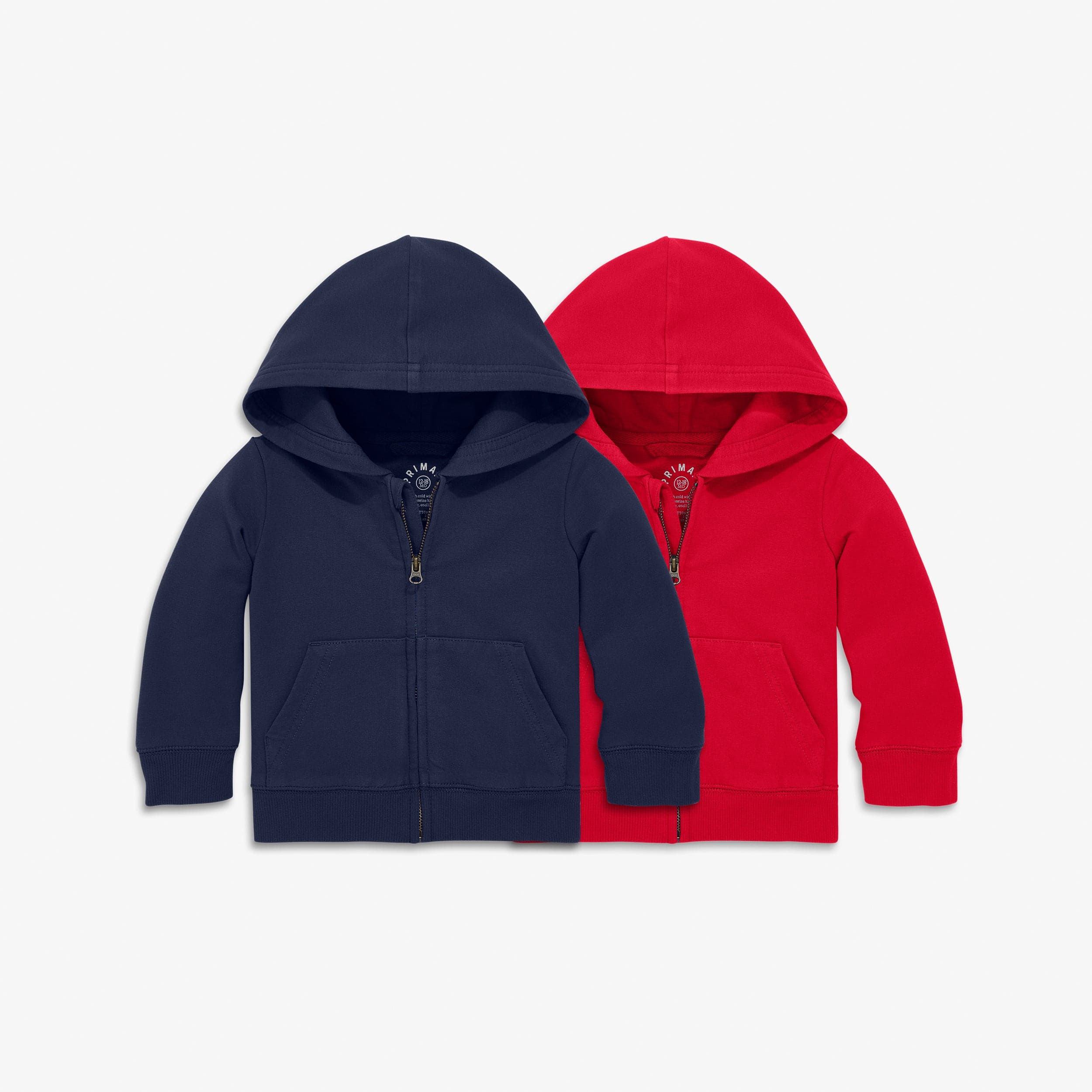 Baby zip hoodie 2-pack 1