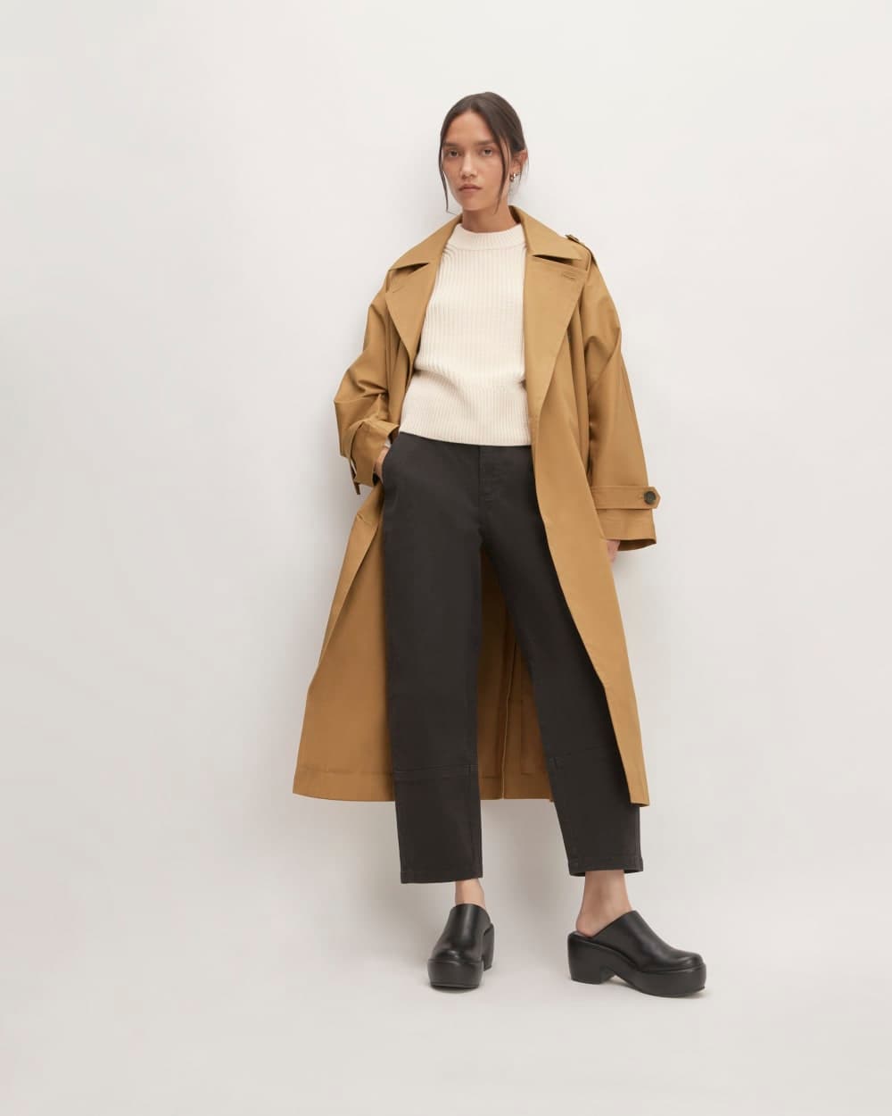 The Cotton Long Trench Coat 1