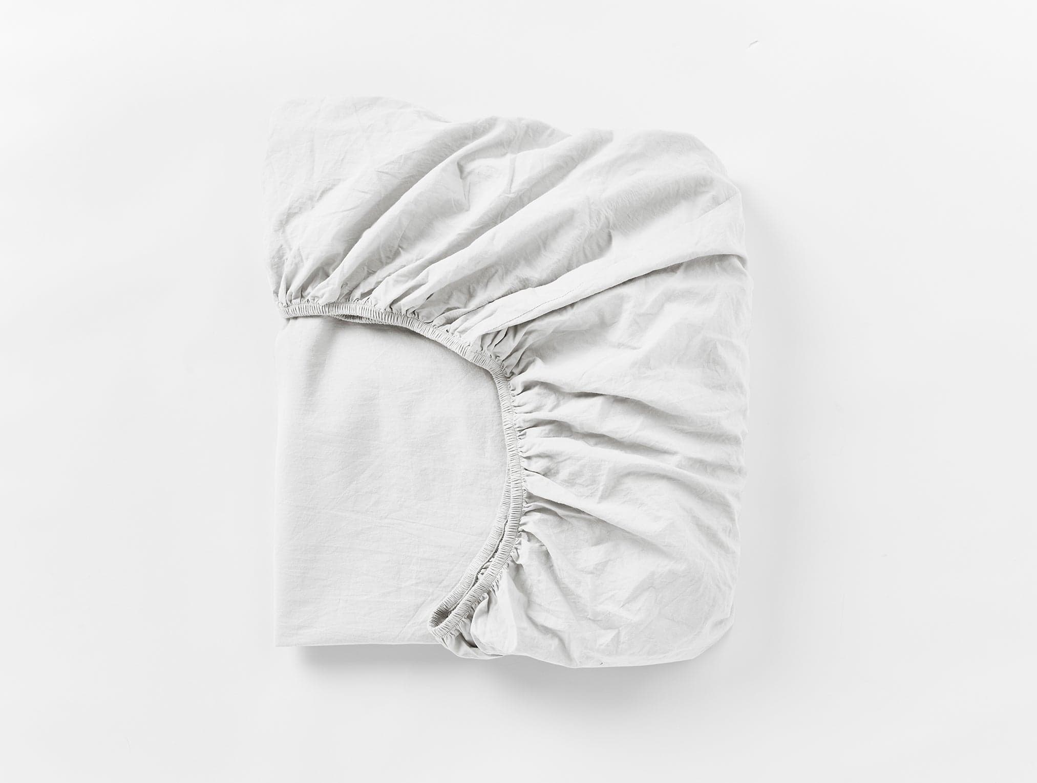 Organic Crinkled Percale™ Fitted Sheet 1