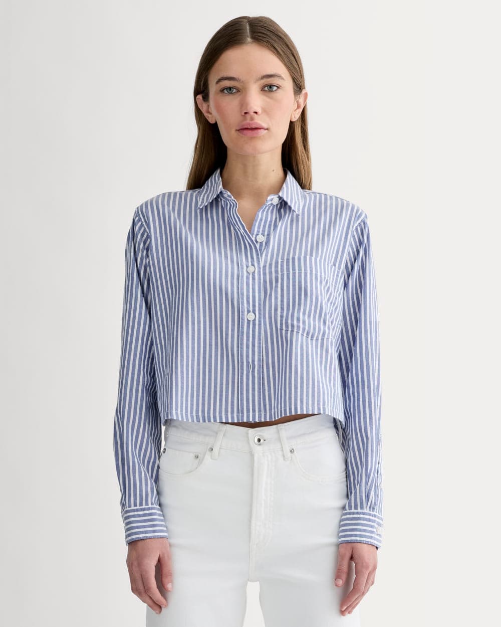 The Way-Short Shirt in Silky Cotton 1