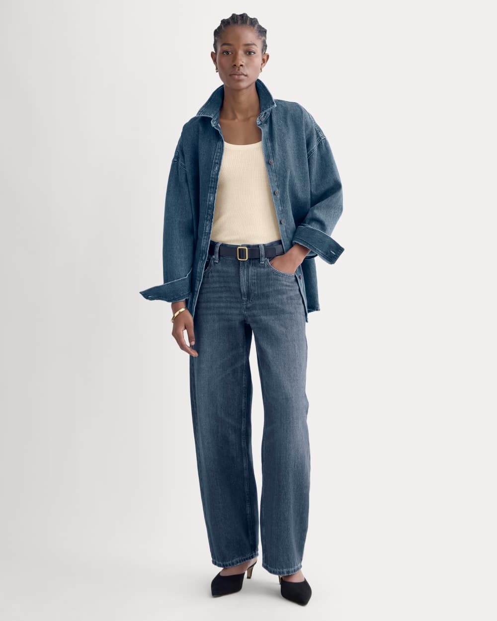 Loose Curve Jean | Tungsten Dark 1