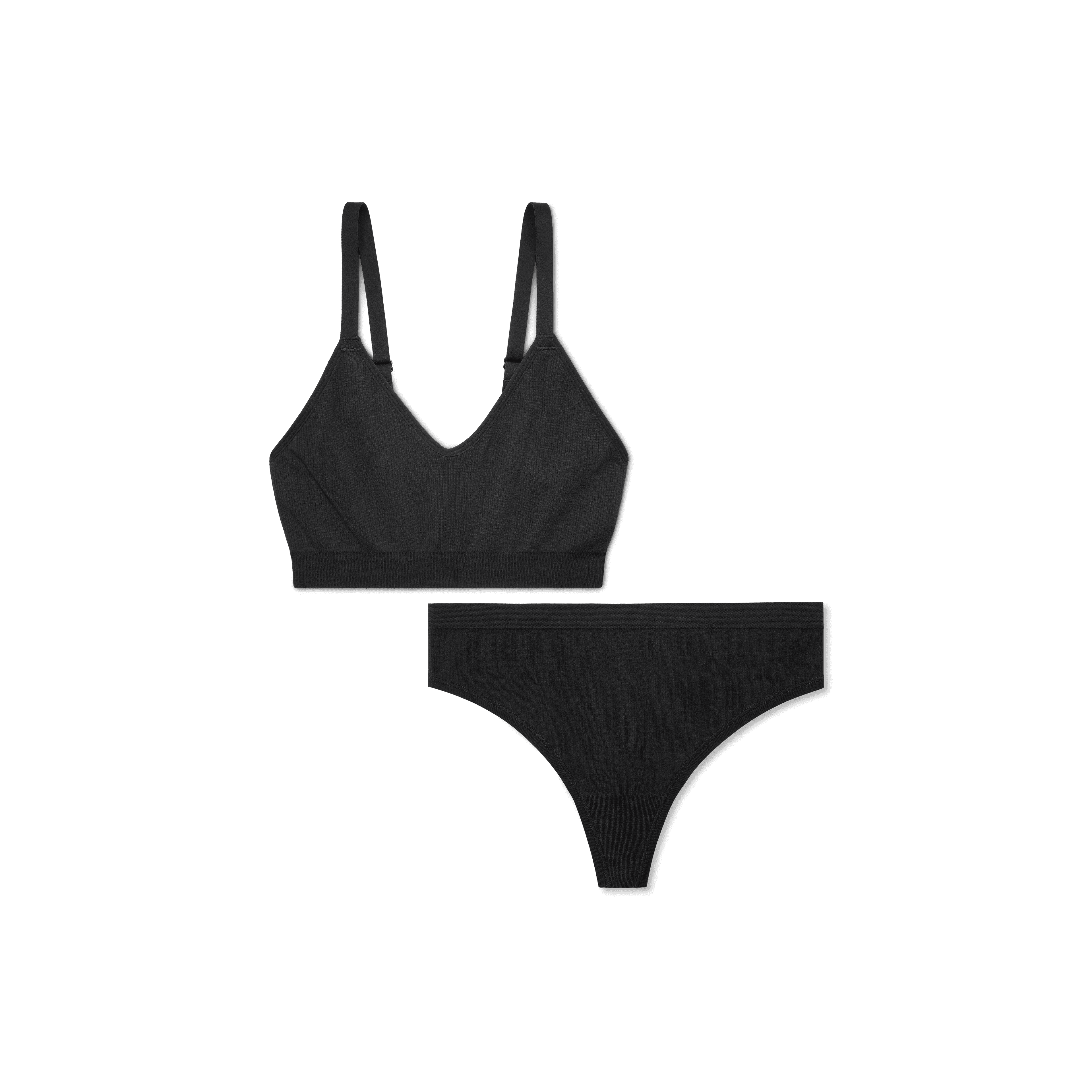 Women's Seamless Scoop Bralette + Thong Pack