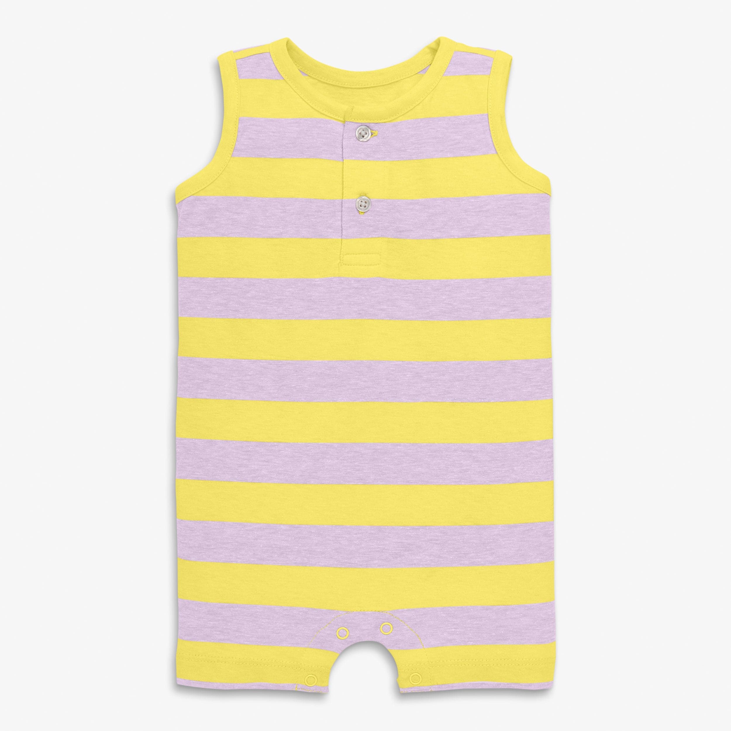 Clearance baby heathered henley shortie in stripe