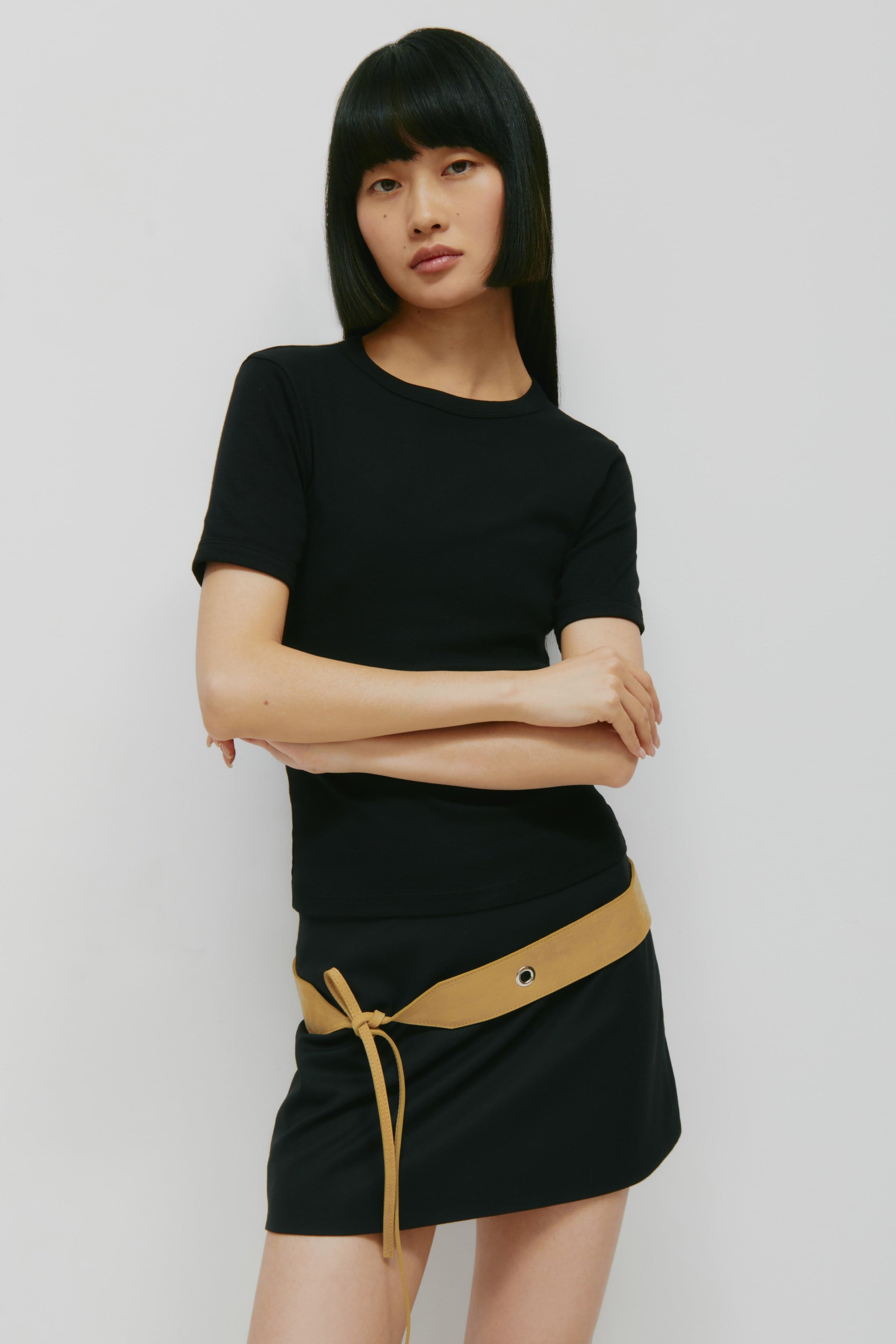Women's Micro Rib Tee 1