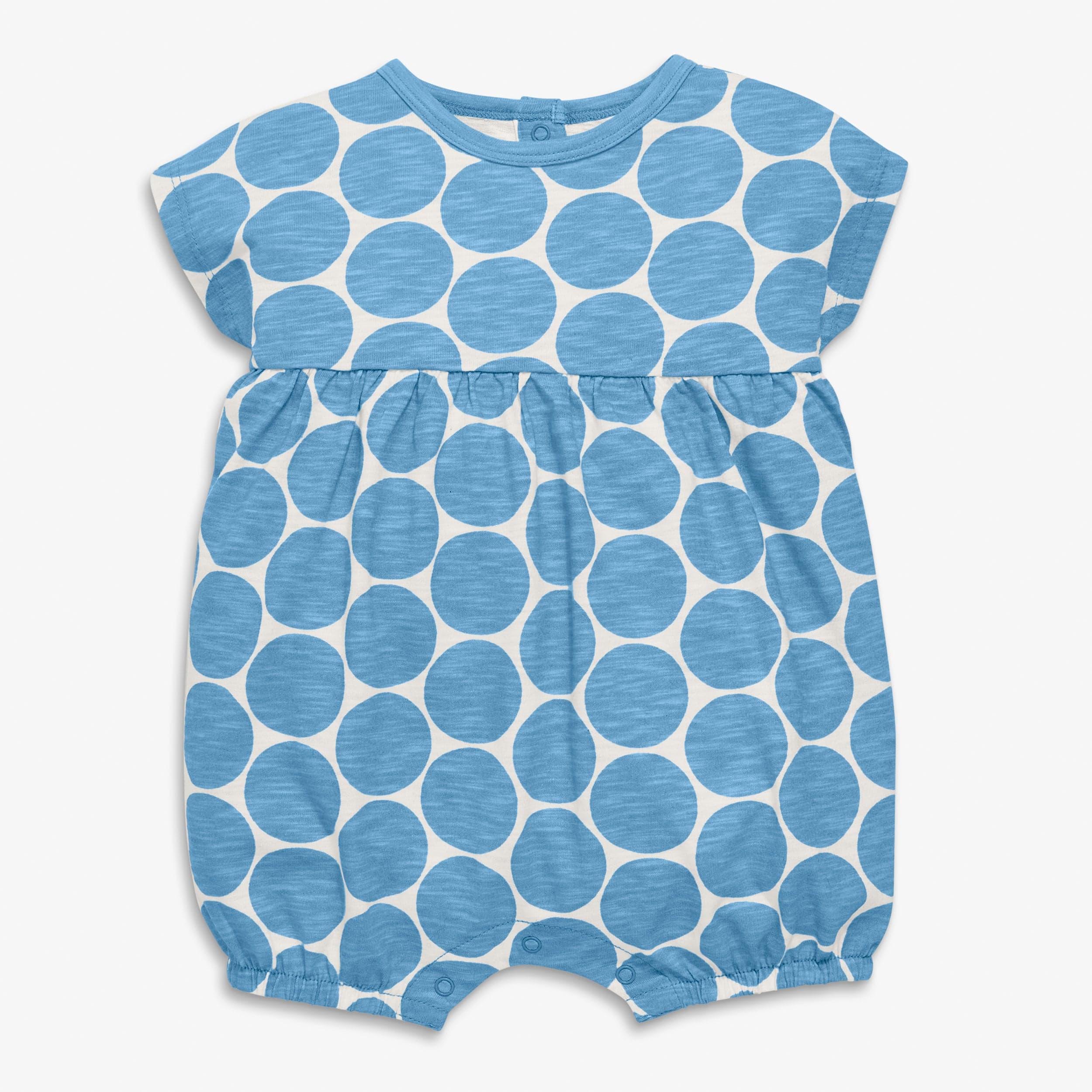 Clearance baby bubble shortie in bold dot 1