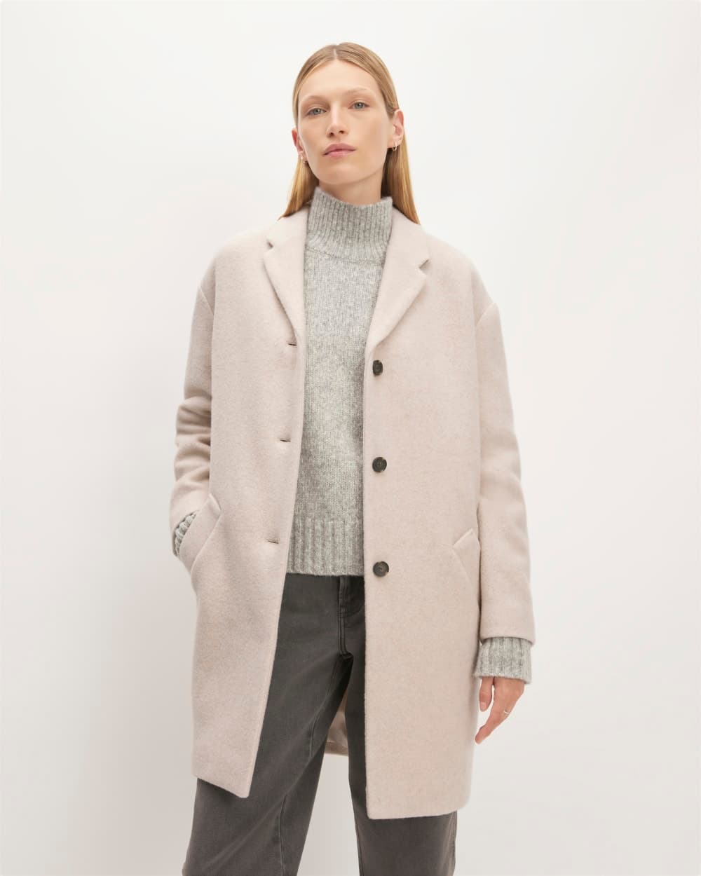 The Italian ReWool® Cocoon Coat
