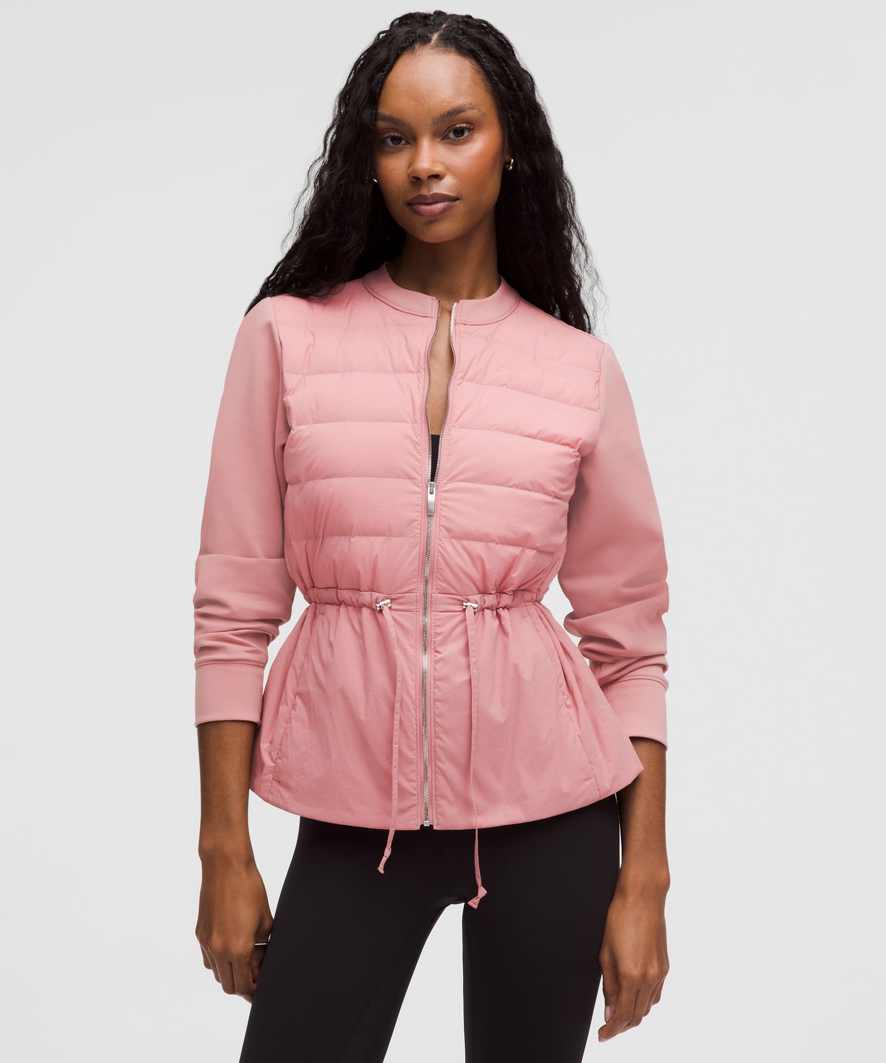 Down-Filled Cinch-Waist Jacket