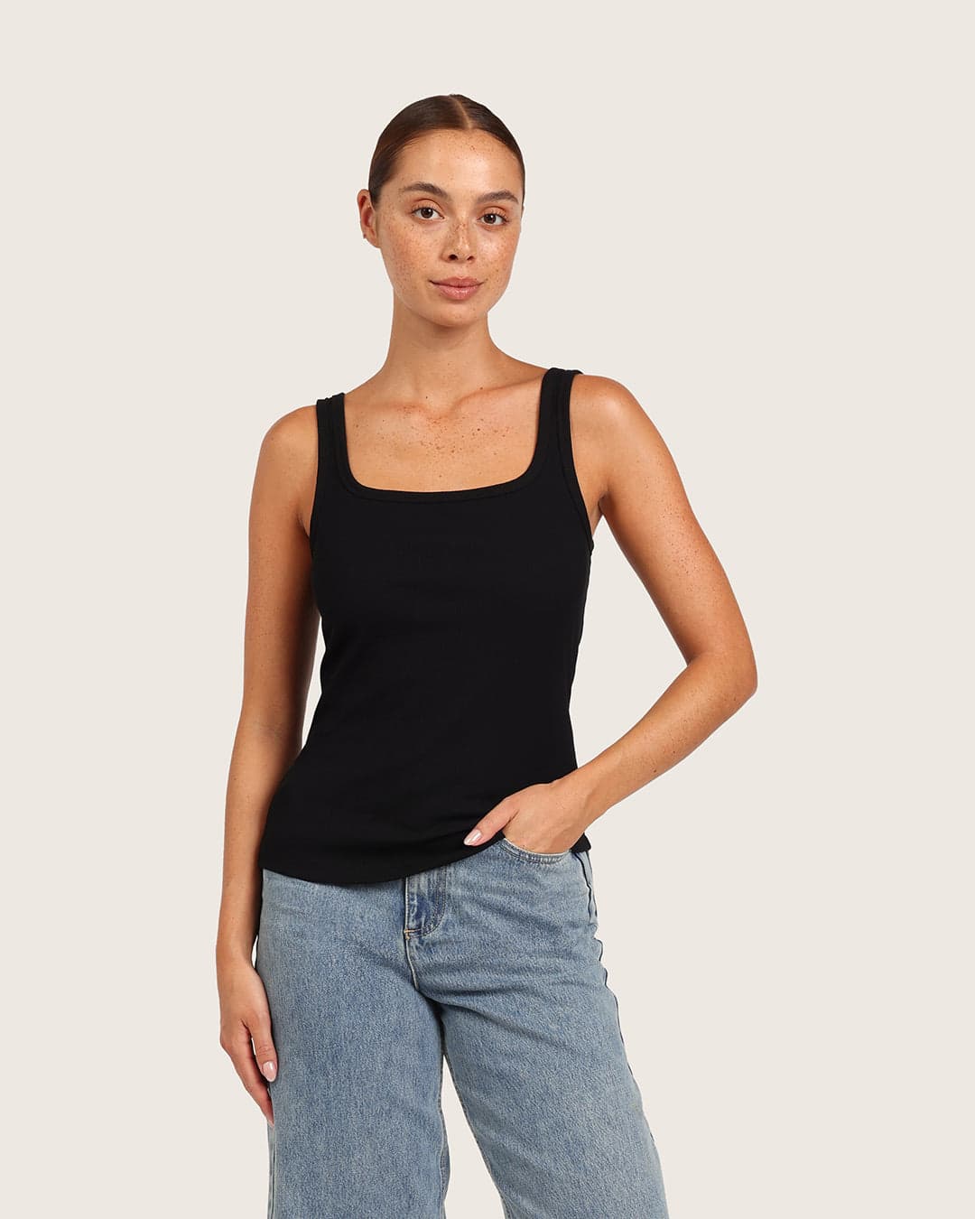 Women's Ribbed Tank Top