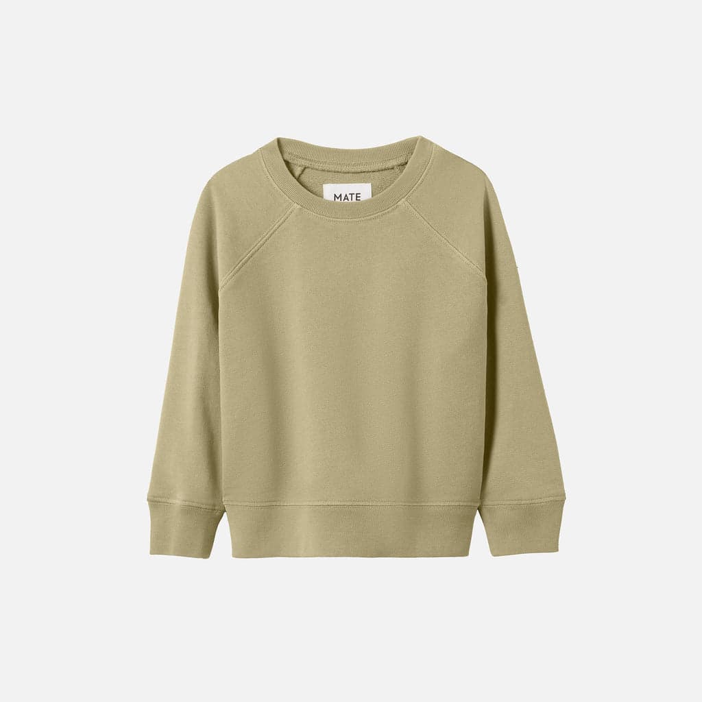 Mini Organic Lightweight Terry Raglan Sweatshirt 1