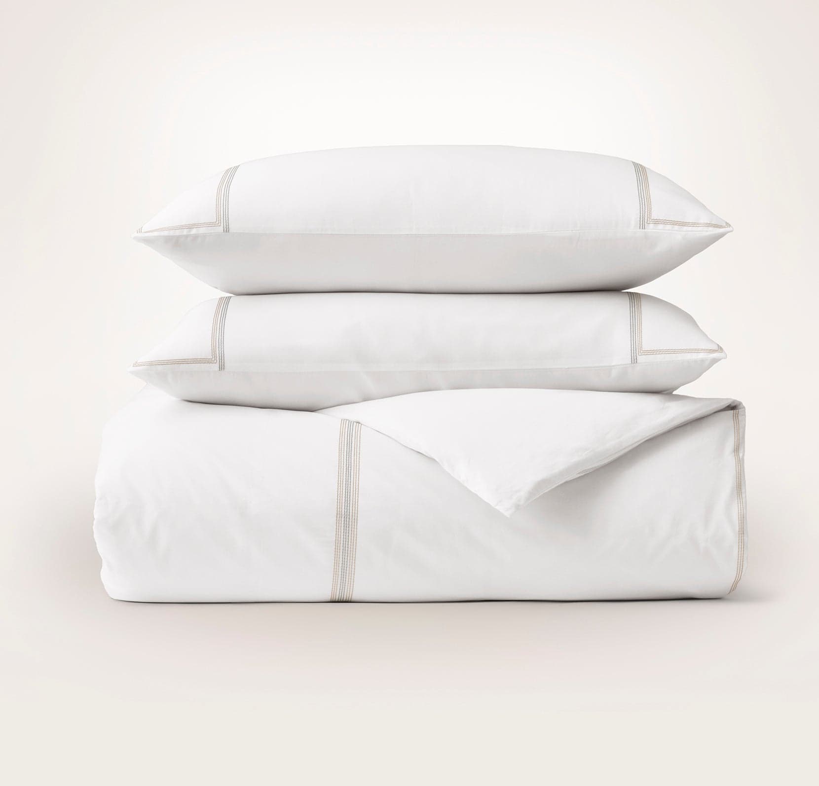 Percale Embellished Duvet Set