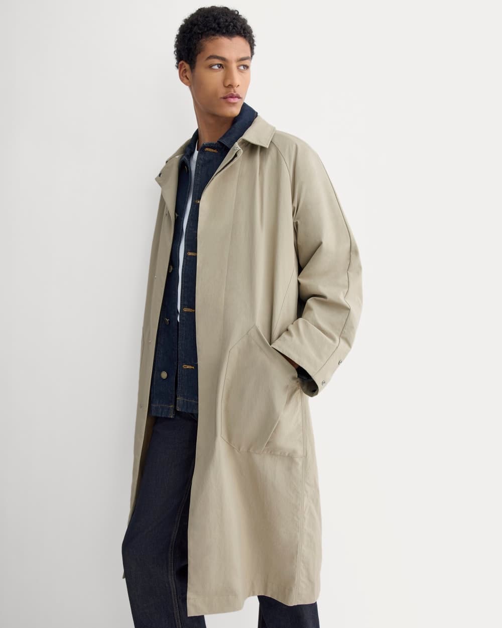 Re:Cycled Nylon Mac Coat