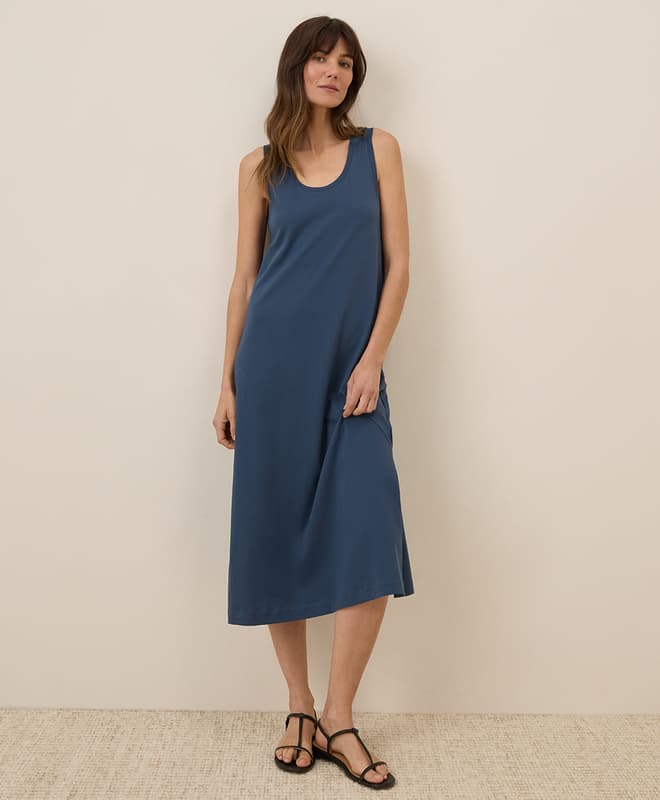 Organic Softspun Tank Midi Dress 1