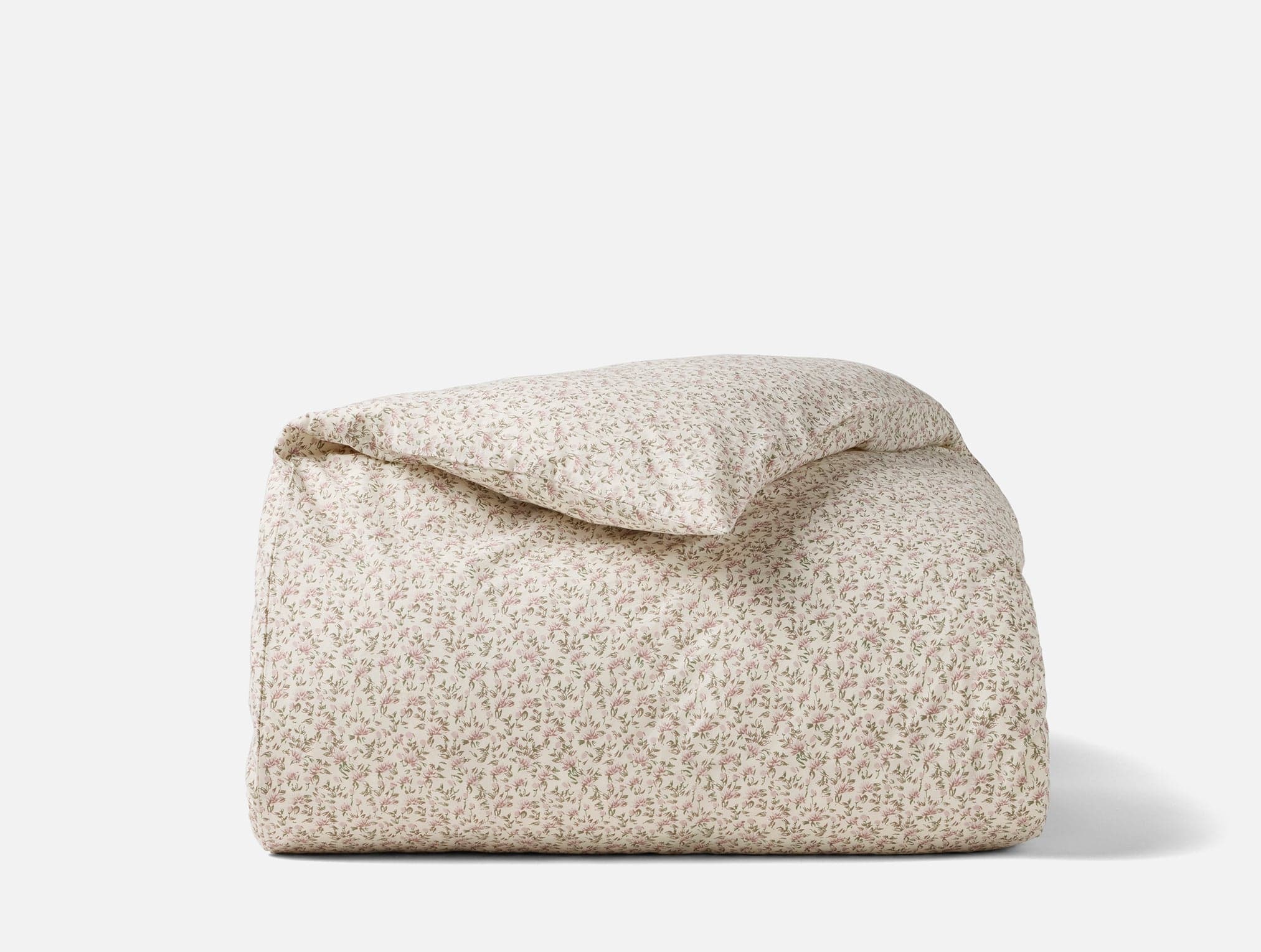 Organic Print Percale Duvet Cover 1