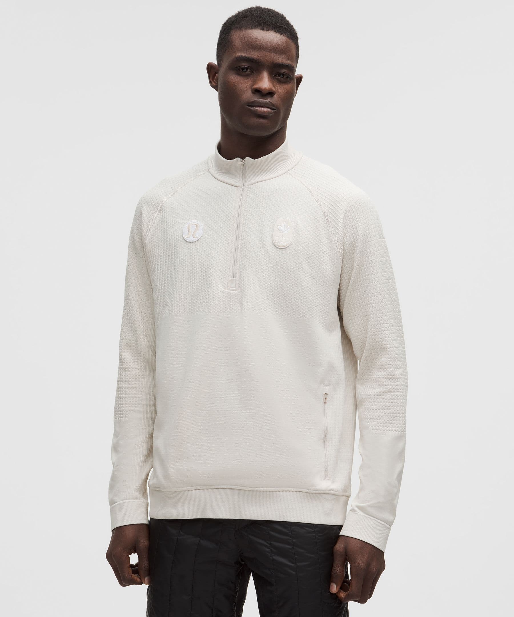 Team Canada Men's Engineered Warmth Half Zip COC Logo