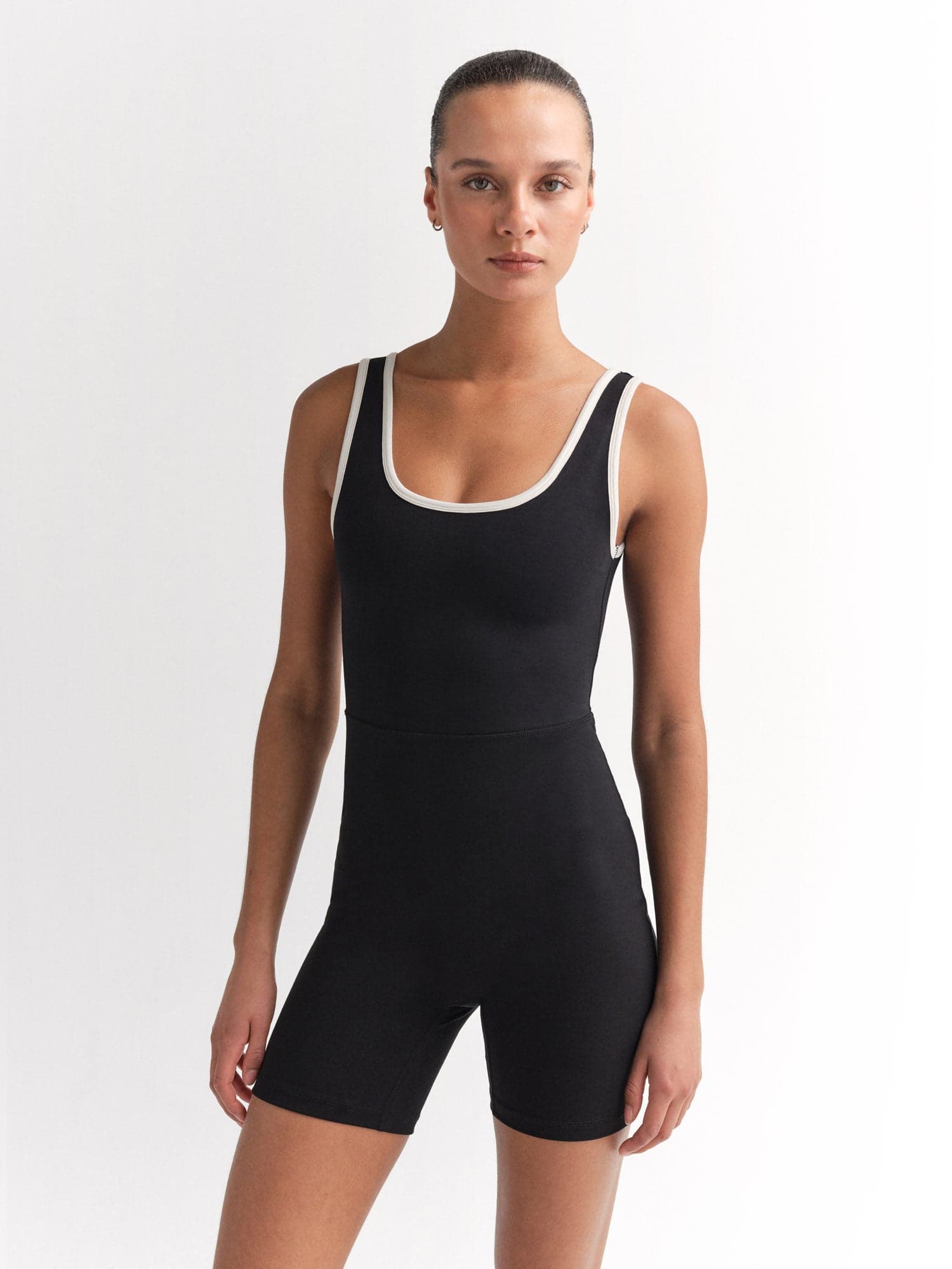 Organic Stretch Contrast Unitard 1